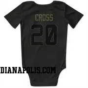 Black Indianapolis Colts  Nick Cross  Service Newborn & Infant Bodysuit