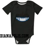 Black Indianapolis Colts  Nick Cross  Service Newborn & Infant Bodysuit